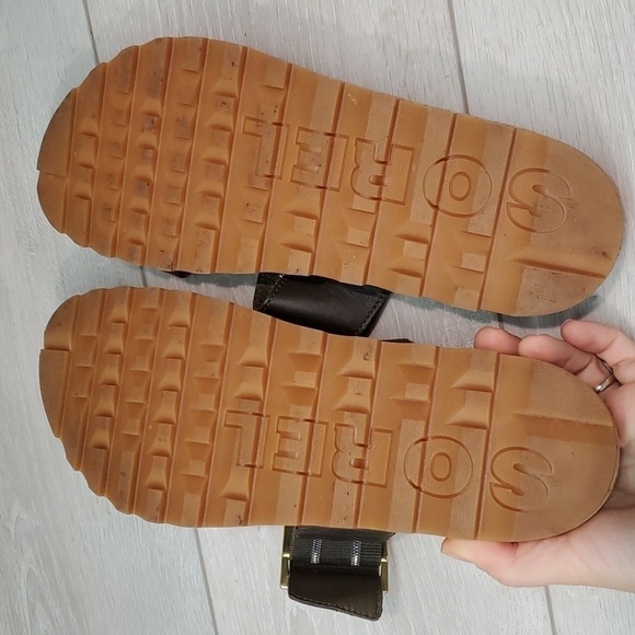 Sorel Women Roaming Buckle Slide Comfort Platform Leather Sandals shoes 10 - Picture 11 of 12
